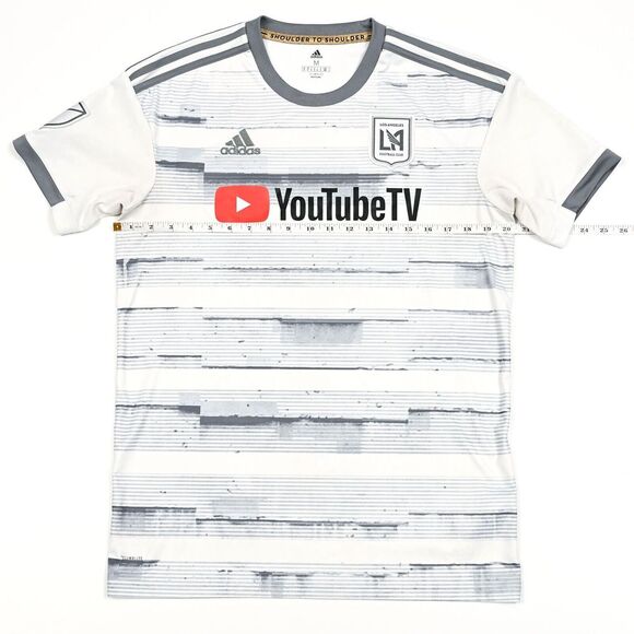 2019 Adidas Men's LA Los Angels FC LAFC Away Soccer Jersey Medium MLS US - Picture 3 of 10